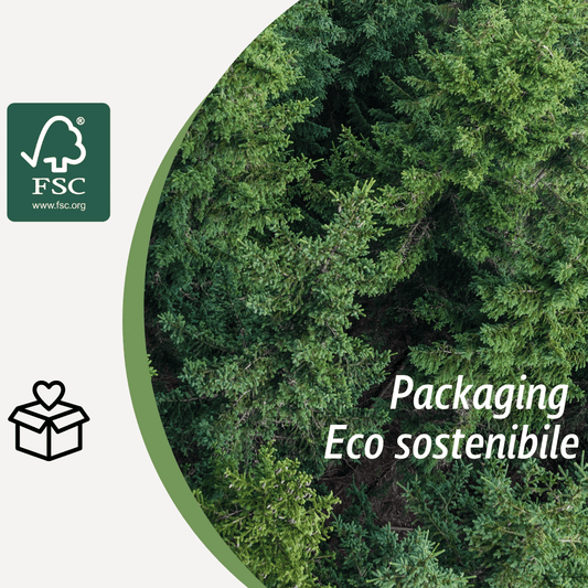 Packaging eco sostenibile a marchio FSC®!